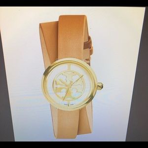 Authentic Tory Burch Double Wrap Watch